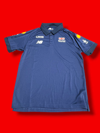Tesm Rider Issued Polo Shirts |Team Great Britain GB |Addidas  Pro Cycling Kit