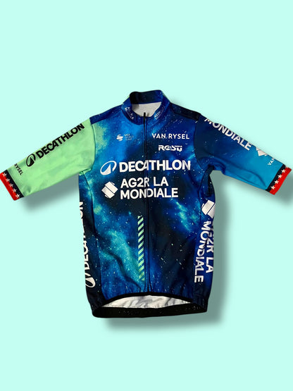 Aero Jersey Summer WARBASSE USA Lightweight Short Sleeve Racing Maillot  Ete  | Decathlon AG2R La Mondiale  | Rosti | Pro Cycling Kit