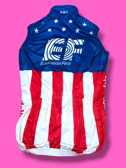 National Champion USA Rain Vest | EF Education First | Rapha Men's Pro Kit