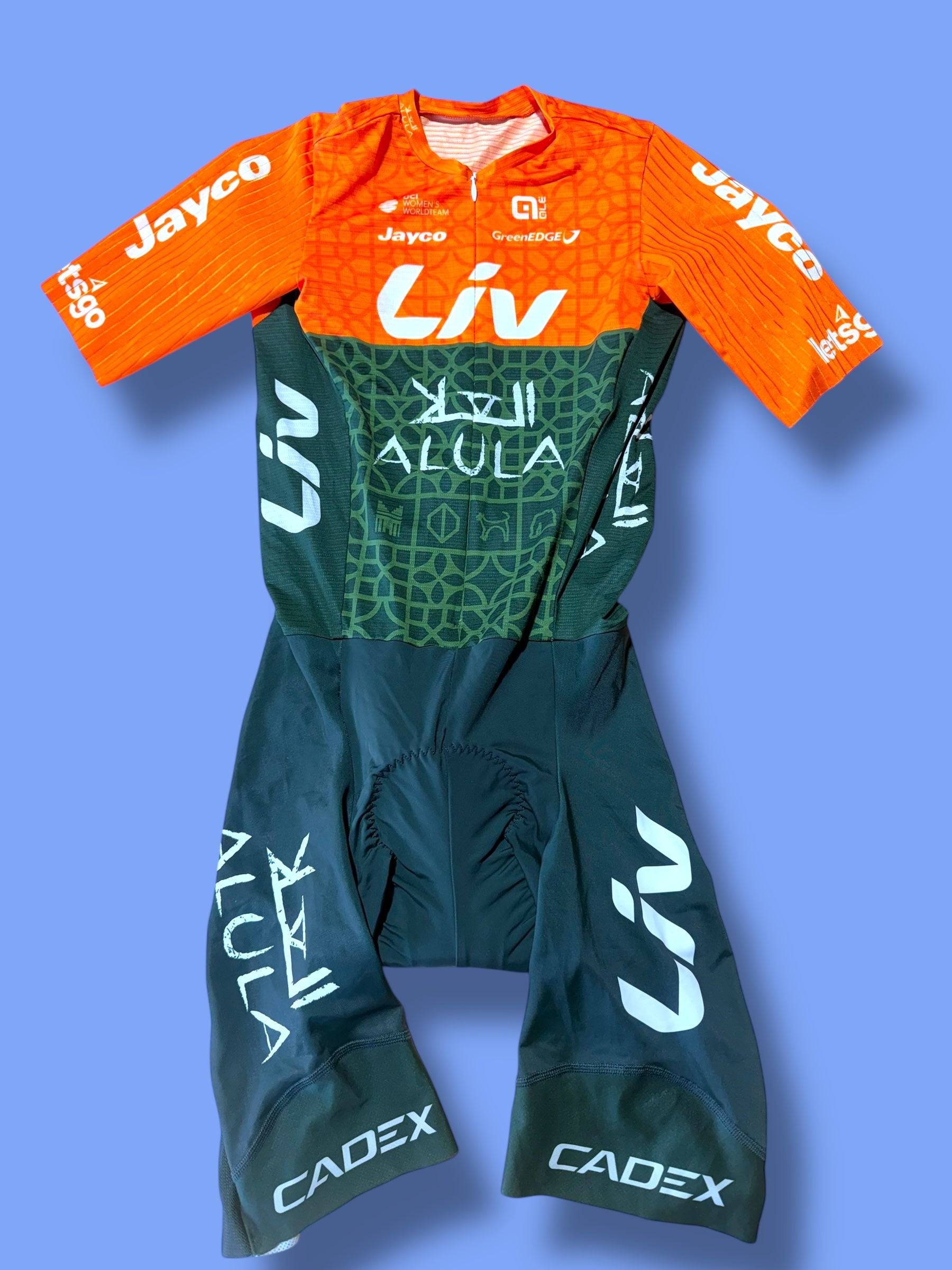 Aerosuit Road Racing Triathlon Roadsuit Womens| Ale |  Jayco Alula| Pro Cycling Kit