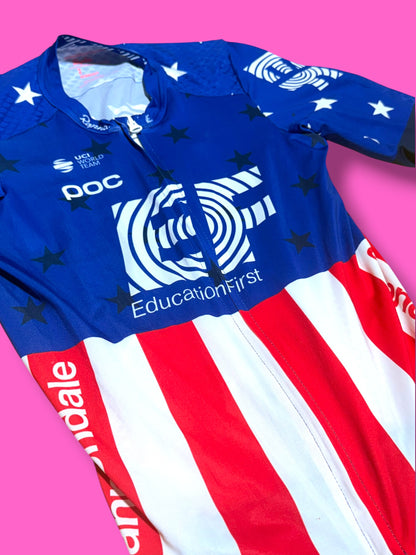 EF 2020 Aero Road Suit USA National Champion | EF Education First | Rapha Men's Pro Kit