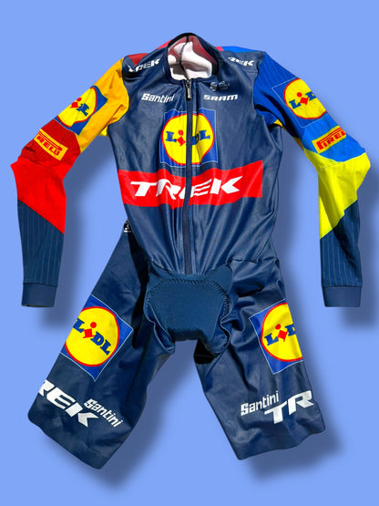 TT Suit Speedsuit Aerosuit Time Trial Triathlon Team Issued! | Santini | Lidl Trek | Pro Cycling Kit