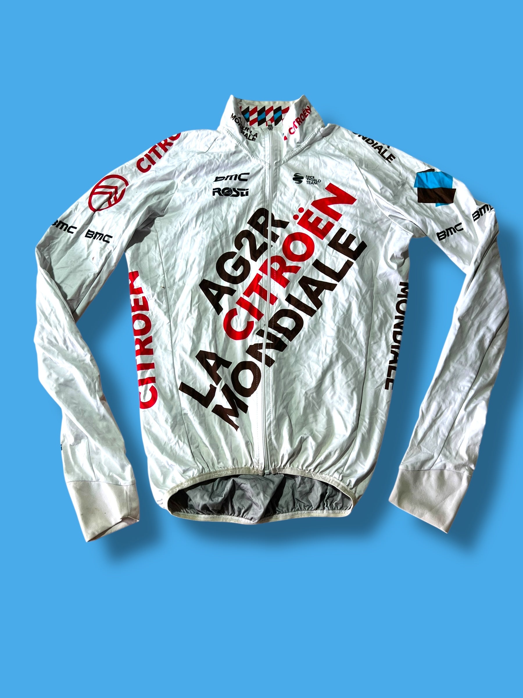 Rosti AG2R LA MONDIALE 選手支給品 Lサイズ Rain Jacket|Rosti|AG2R Citroen |Cycling – Pro Kit Club