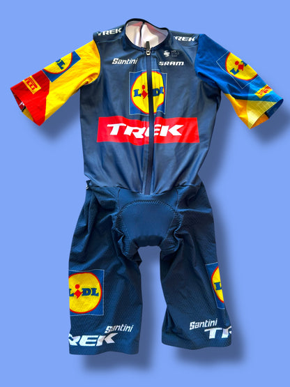 TT Suit Speedsuit Aerosuit Time Trial Triathlon Team-Issued! | Santini | Lidl Trek | Pro Cycling Kit