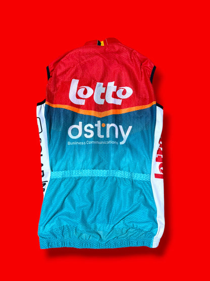 Wind Vest + Pockets|Lotto DSTNY Vermarc| Pro Cycling Kit