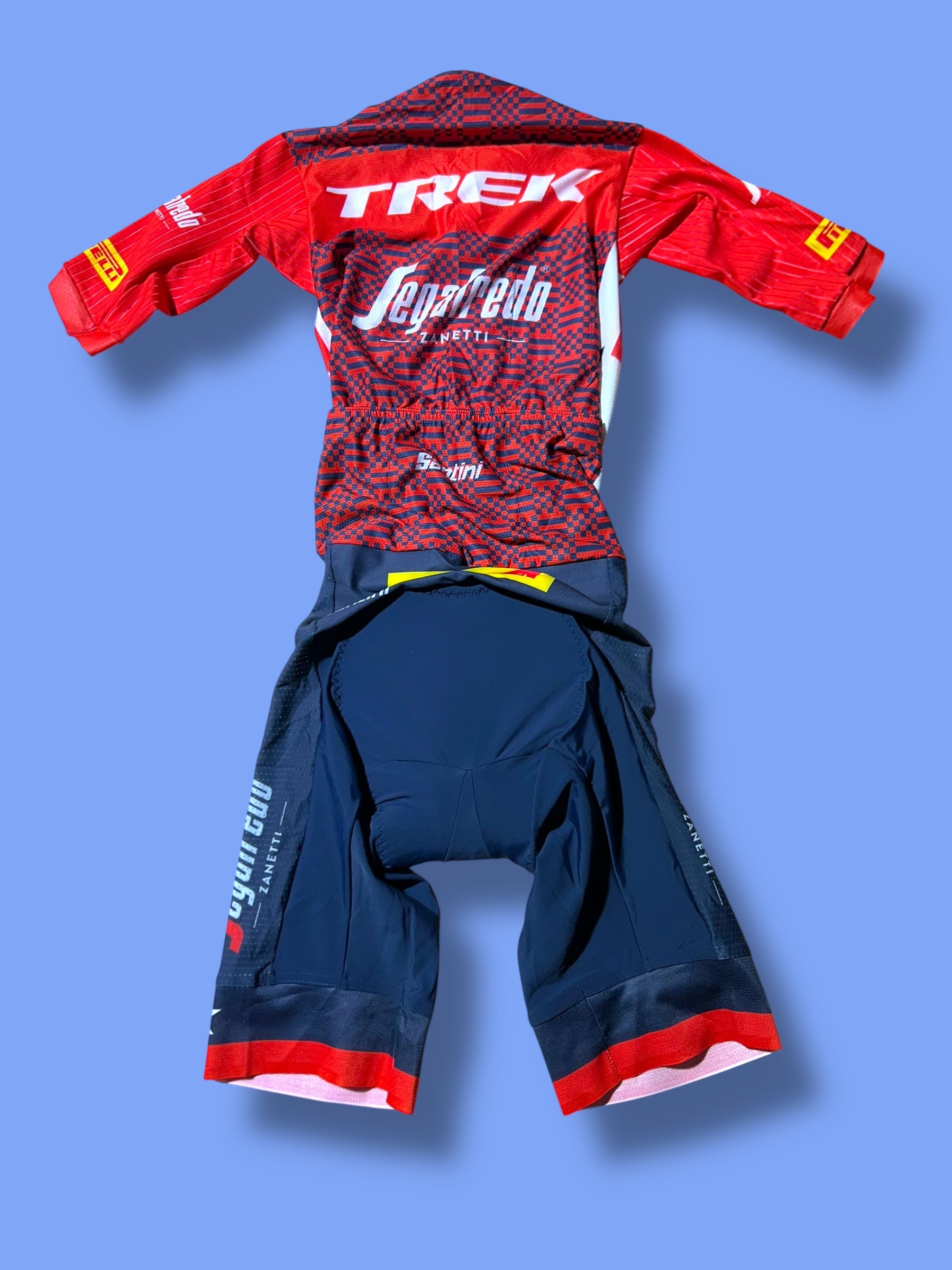 Summer Aero Suit Roadsuit Sprint Suit Team Issued! | Santini | Trek Segafredo | Pro Cycling Kit