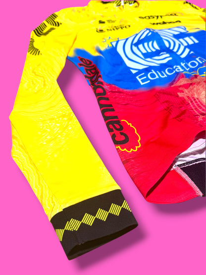 National Champion Long Sleeve Jersey Richard Carapaz Pro Team Midweight | EF Education First | Rapha Men's Pro Kit