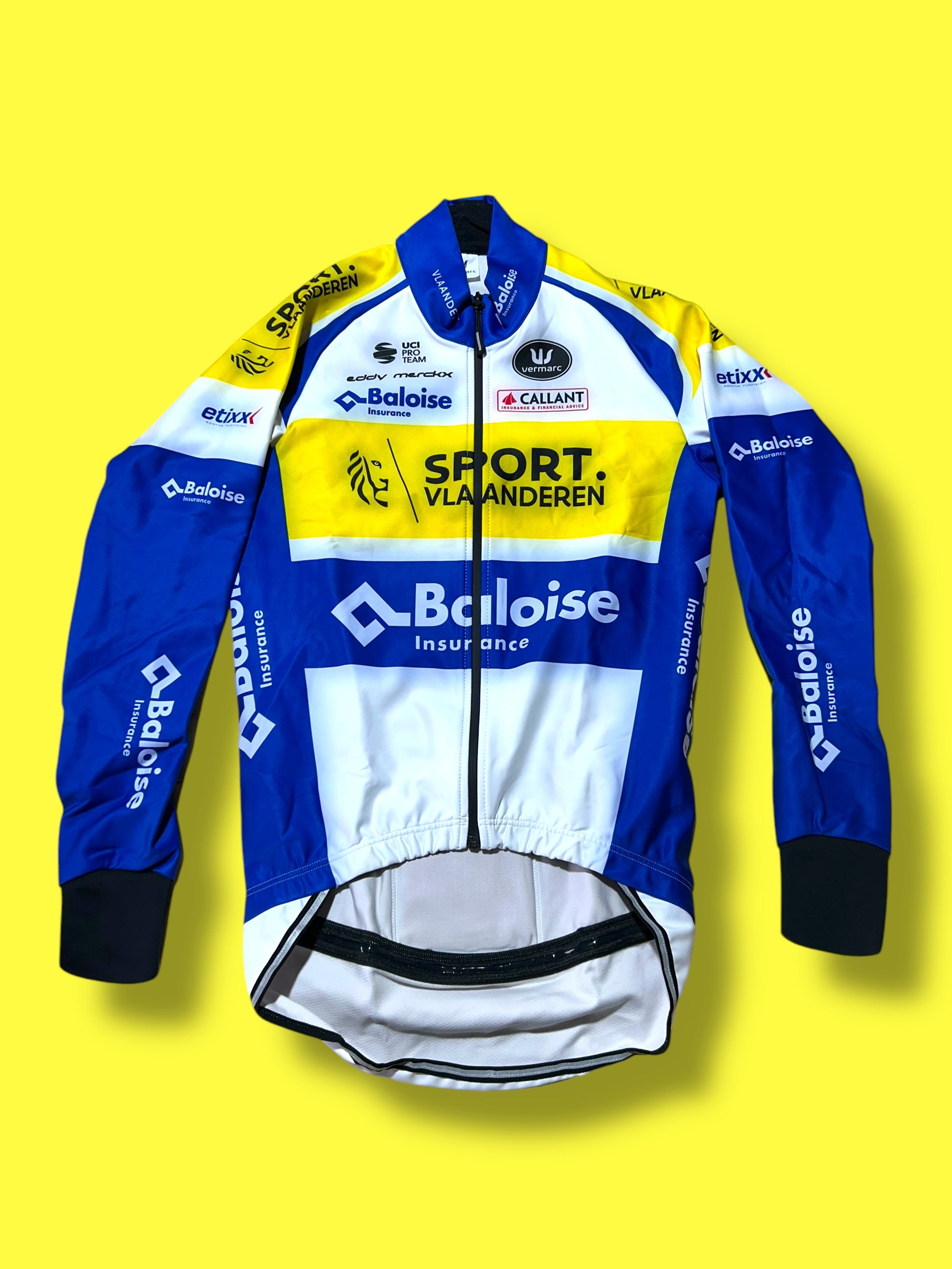 Winter Gabba Jacket Windproof Thermal  | Vermarc |  Flanders Baloise| Pro Cycling Kit