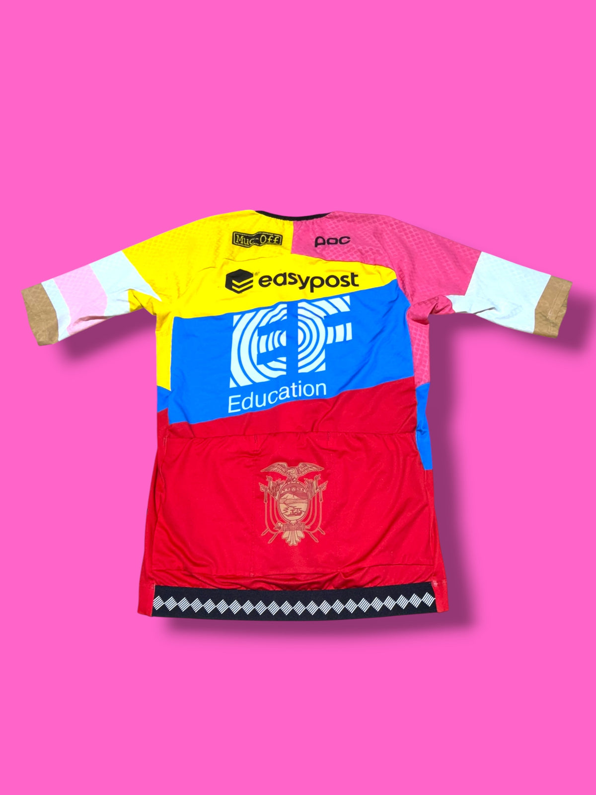 National Champion Aero Jersey Richard Carapaz Pro Team | EF Education First | Rapha Men's Pro Kit