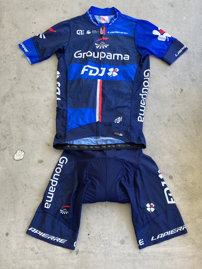 Jersey & Bib Shorts Bundle | Ale | Groupama Française des Jeux FDJ | Pro Team Cycling Kit