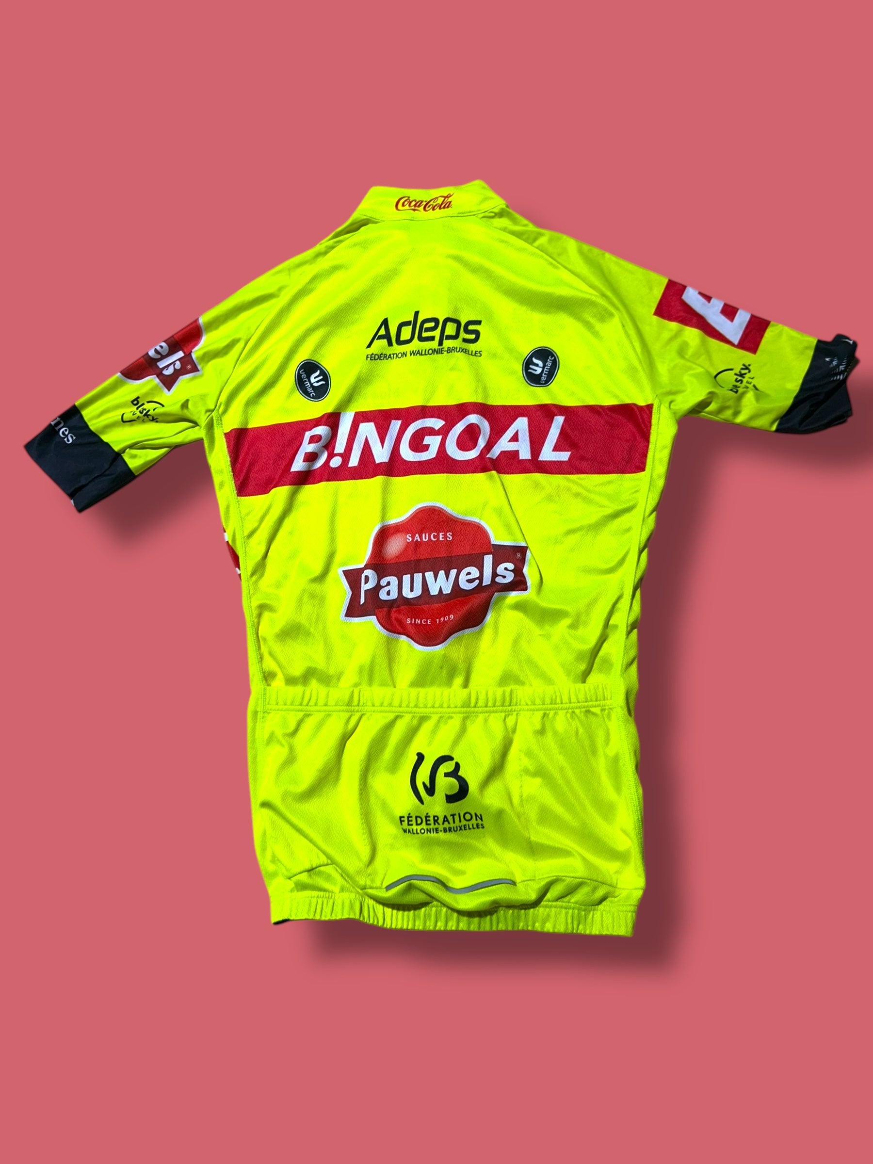 Aero Jersey Team Rider Issued| Bingoal Vermarc| Pro Cycling Kit