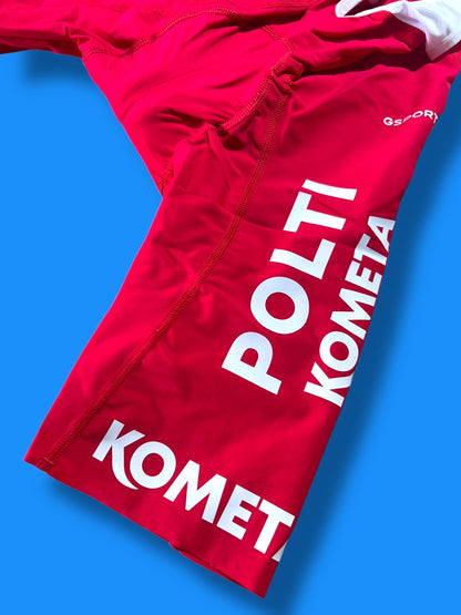 Aero Jersey, Bib Shorts, Arm Warmers, Leg warners, Socks Bundle|Polti Kometa G-Sport| Pro Cycling Kit