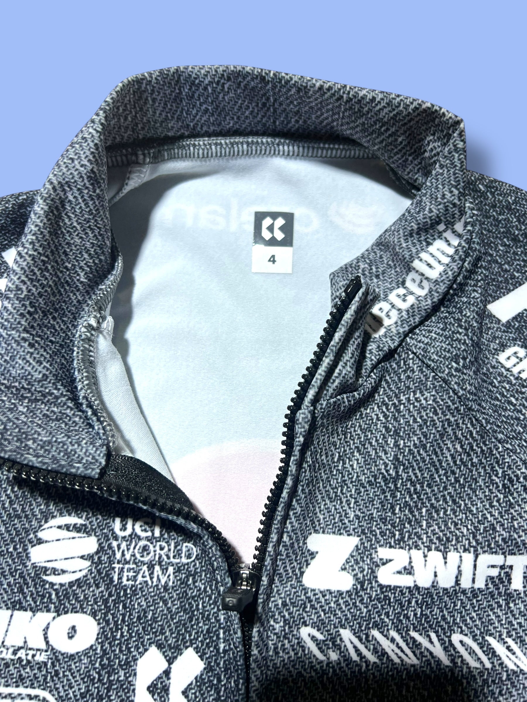 Winter Long Sleeve Tour de France Jersey Thermal Windproof   | Alpecin Deceuninck Kalas