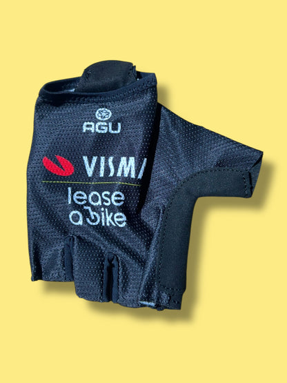 Gloves Race Mitts Padded Lightweight Rider Issued  | Jumbo Visma  | Agu | Pro Cycling Kit