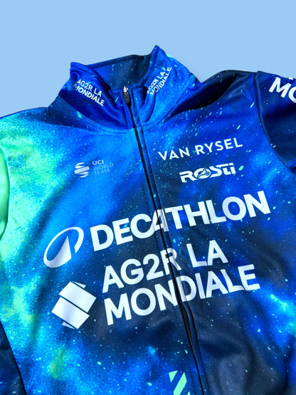 Winter Jacket Thermal Windproof Waterproof Long Sleeve Jersey|Decathlon AG2R La Mondiale|Rosti|Pro Cycling Kit