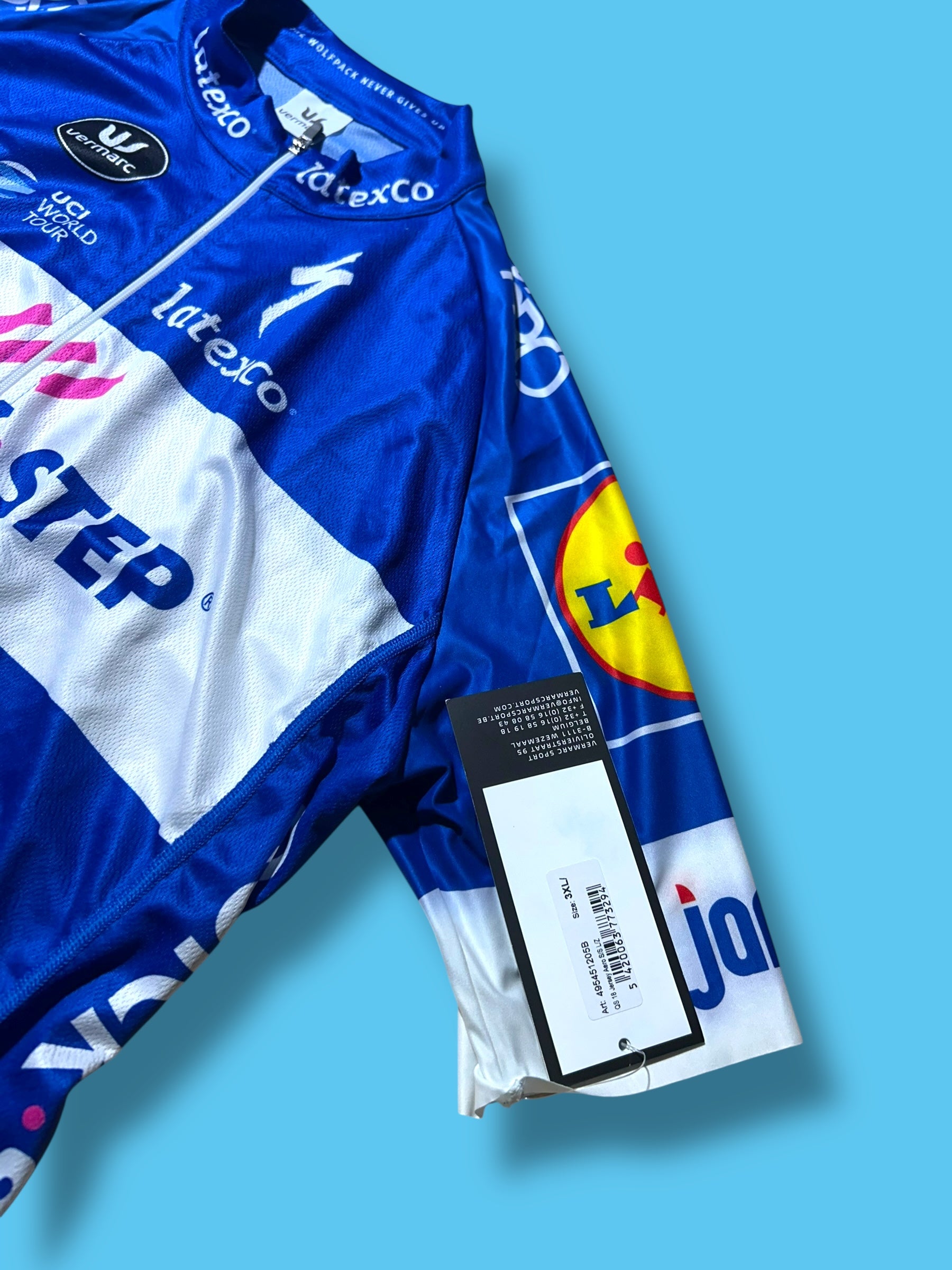 Short Sleeve Jersey | Vermarc | Quick-Step | Pro Team Cycling Kit