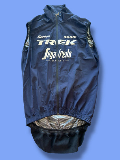 Rain Vest  Team-Issued Gilet | Santini | Trek Segafredo | Pro Cycling Kit