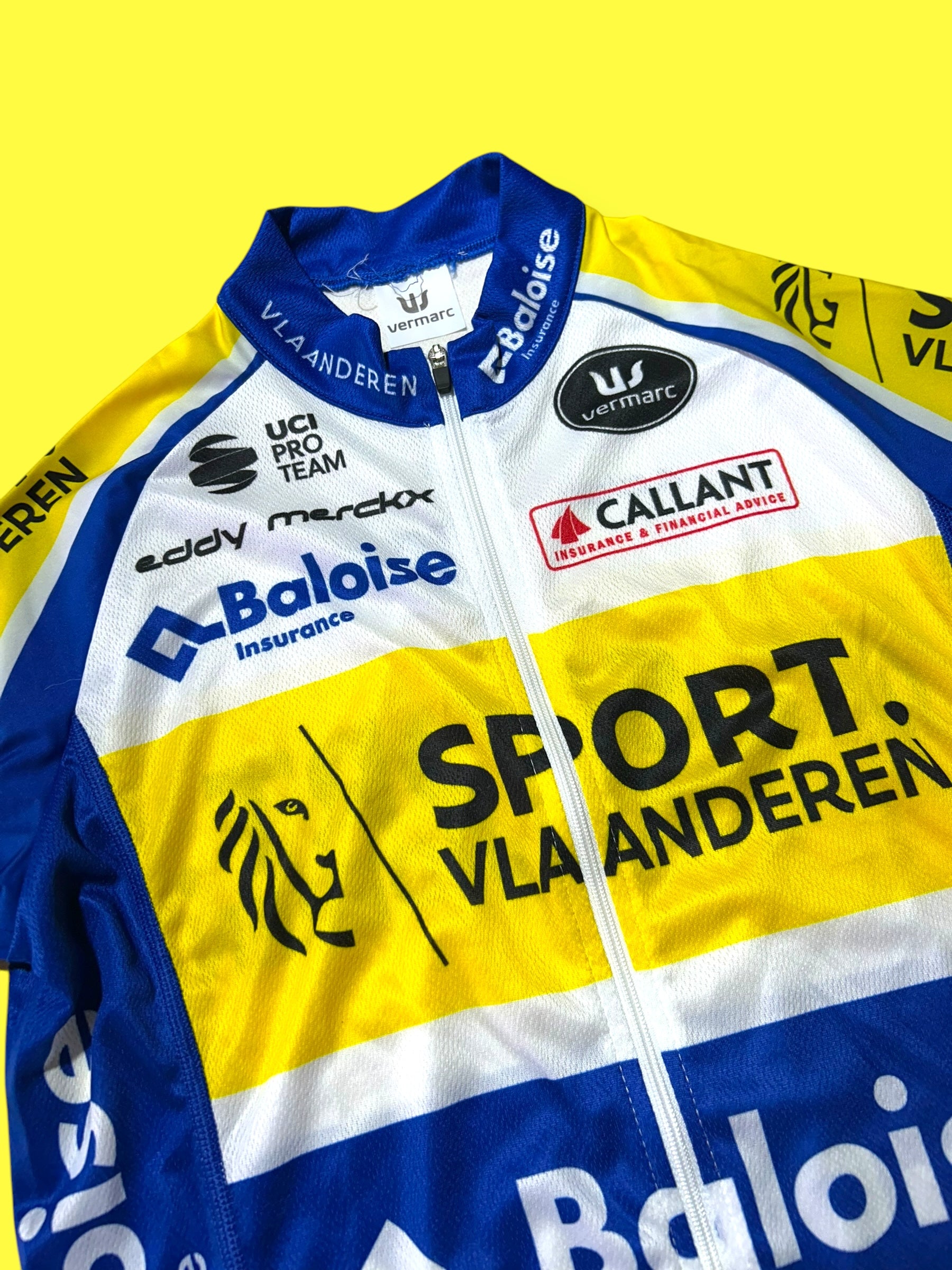 Aero Jersey Lightweight Racing - Rider Issued  | Vermarc |  Flanders Baloise| Pro Cycling Kit