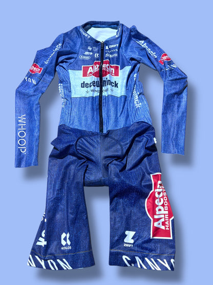 TT Time Trial Suit  Racesuit lightweight  Number  Pockets | Alpecin Deceuninck Kalas| Pro Cycling Kit