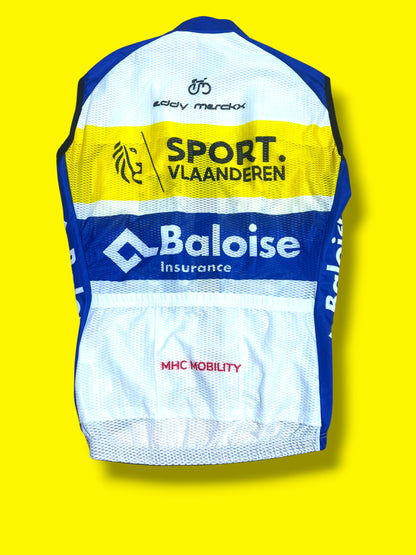 Packable Wind Rain Vest Gilet|Flanders Baloise|Vermarc Pro Cycling Kit