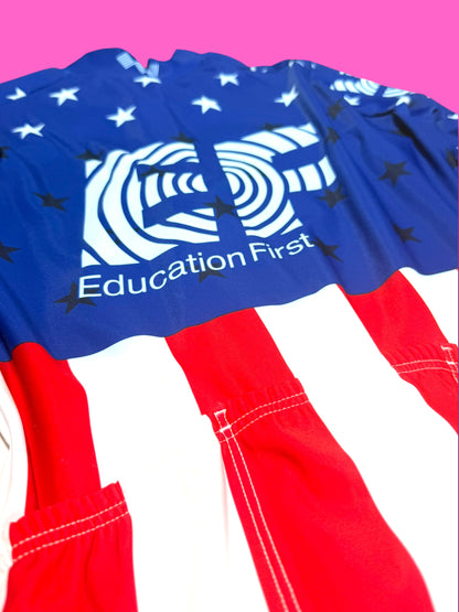 National Champion USA Long Sleeve Jersey Pro Team Midweight | EF Education First | Rapha Men's Pro Kit