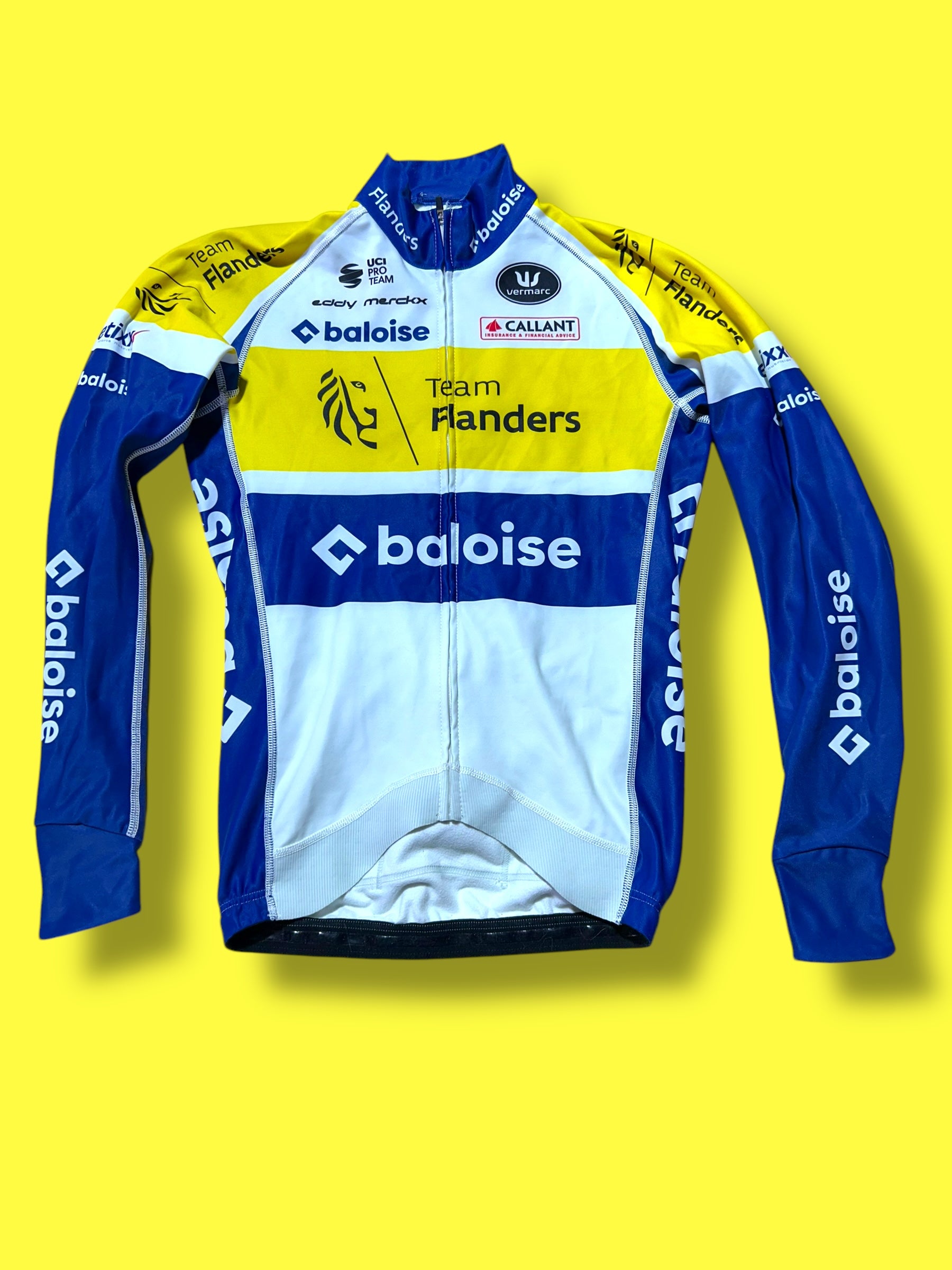 WInter Jersey Thermal  | Vermarc |  Flanders Baloise| Pro Cycling Kit