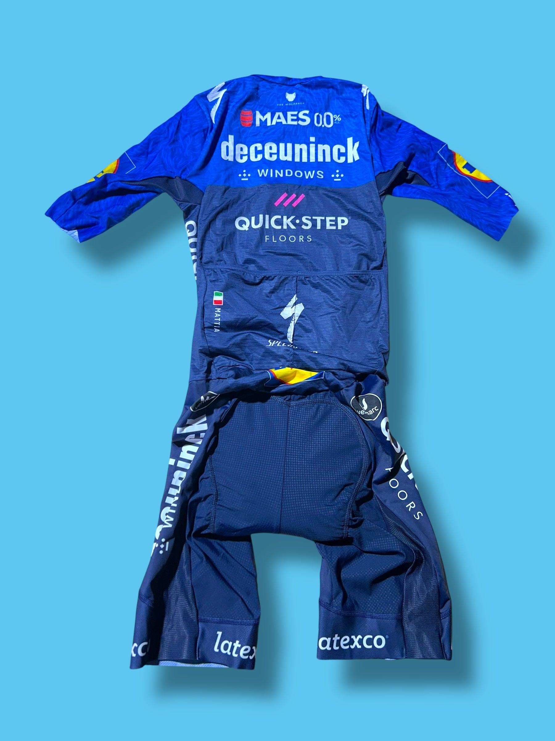 Racesuit Aerosuit Pockets  | Vermarc | Quick-Step| Pro Cycling Kit