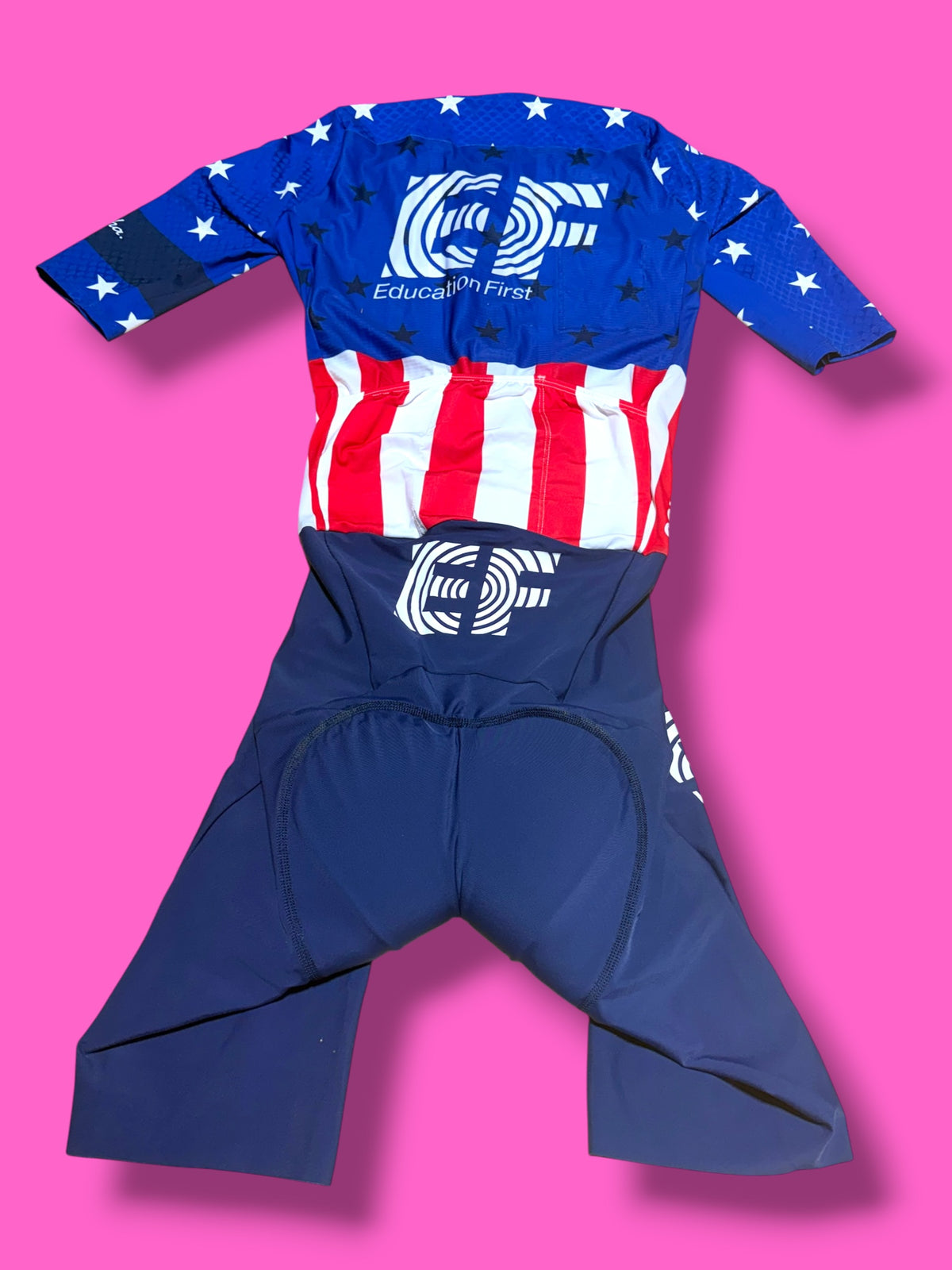 EF 2020 Aero Road Suit USA National Champion | EF Education First | Rapha Men's Pro Kit