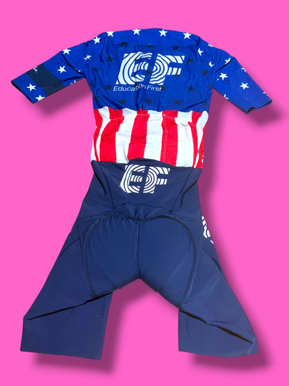 EF 2020 Aero Road Suit USA National Champion | EF Education First | Rapha Men's Pro Kit