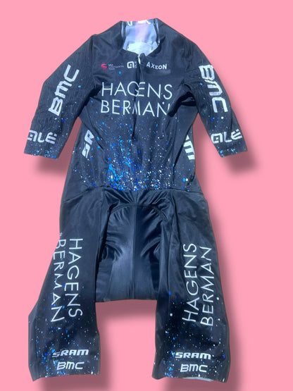 TT Suit Time Trial Aerosuit Short Sleeve Rider Issued |Hagens Bermans Ale| Pro Cycling Kit