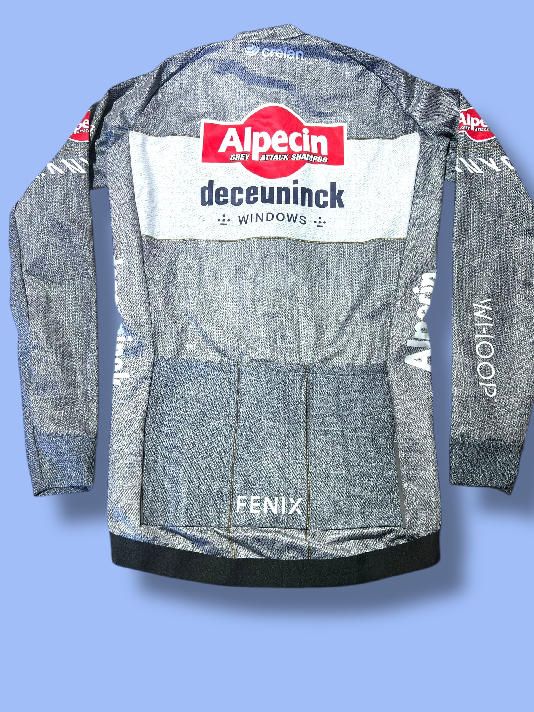 Winter Long Sleeve Tour de a France jacket Thermal Windproof  | Alpecin Deceuninck Kalas| Pro Cycling Kit