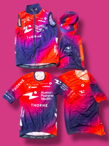 Jersey, Wind Vest, Cap, Buff and Base Layer Winter Thermal Bundle | Human Powered Health HPH  | Pactimo  | Pro Cycling Kit