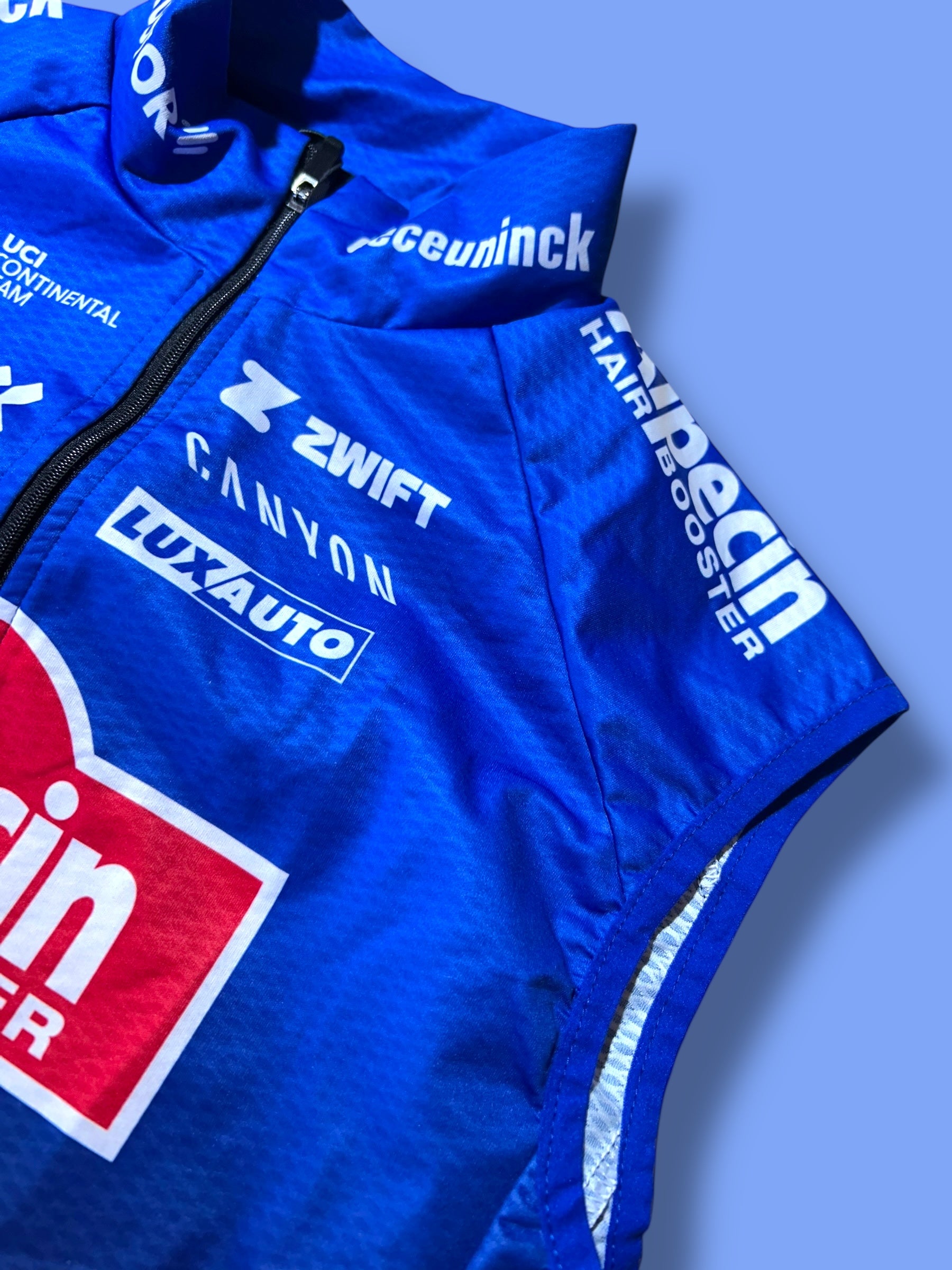 Rain Vest + Pockets| Alpecin Deceuninck Kalas| Pro Cycling Kit