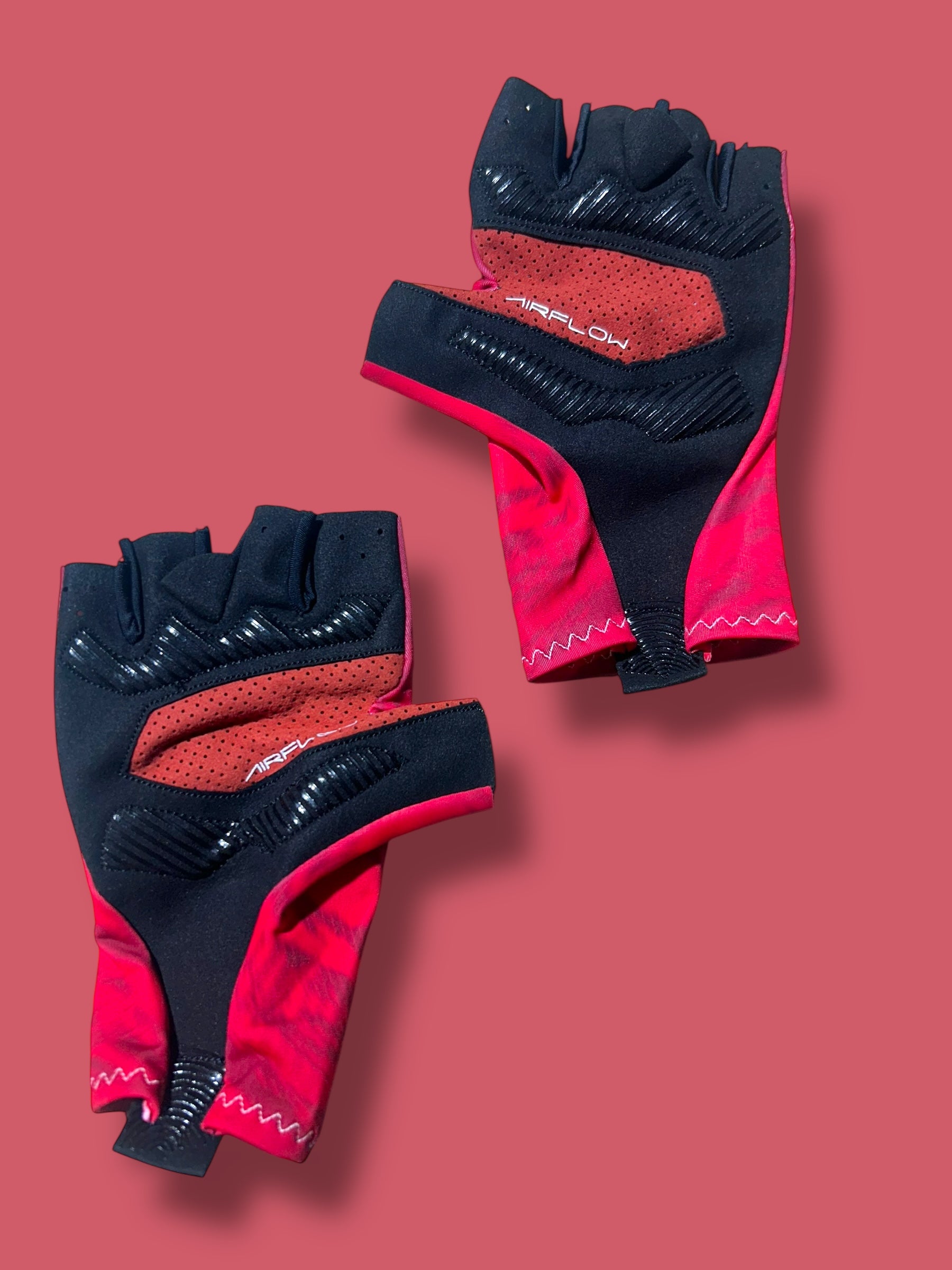 Padded Gloves Mitts Race Rider Issued| Mobel |  Cofidis| Pro Cycling Kit