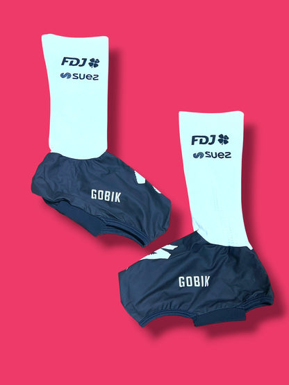 Aero Race Overshoes TT|FDJ Suez |Gobik Pro Cycling Kit