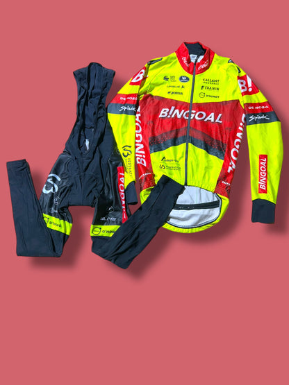 Winter Jacket Gabba and Bib Tights Thermal | Bingoal Vermarc| Pro Cycling Kit