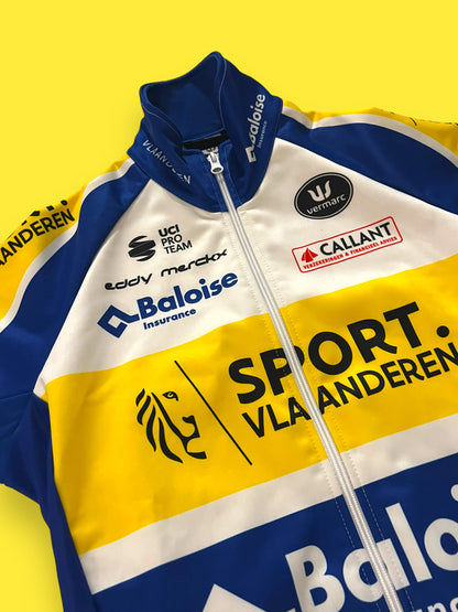 Long Sleeve Gabba Jersey Water-Resistant | Vermarc | Sport Vlaanderen / Baloise | Pro Cycling Kit