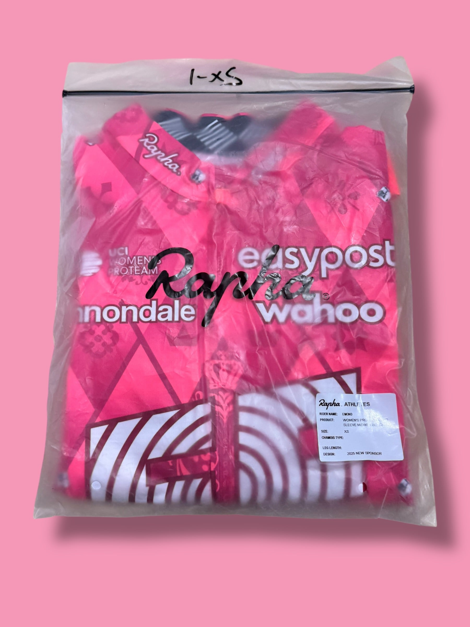 Womens Long Sleeve Pro Team Midweight Jersey|Rapha |EF Education First|Cycling