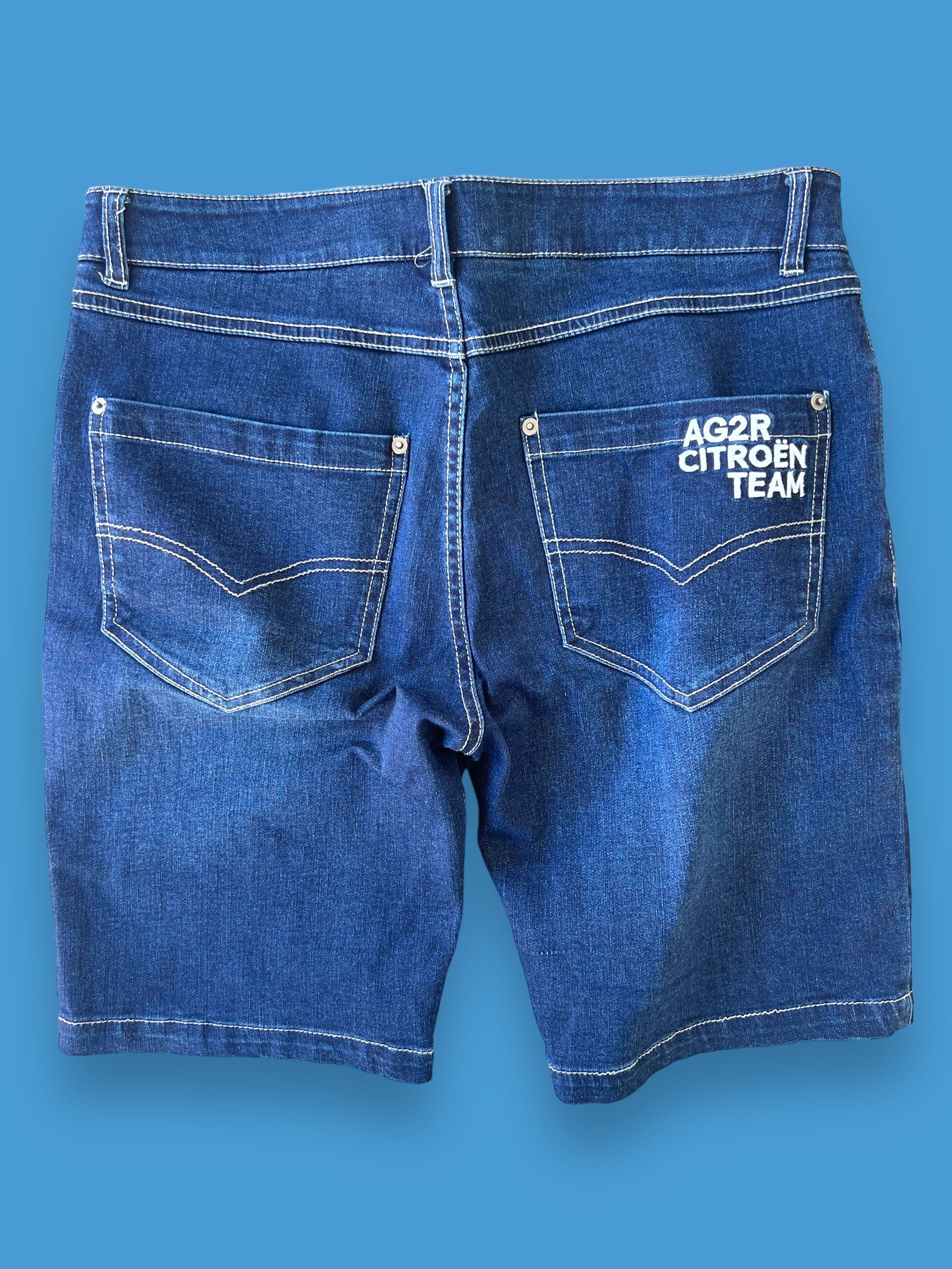 Casual Denim Shorts AG2R Citroen Rider-Issued Casual Team Kit