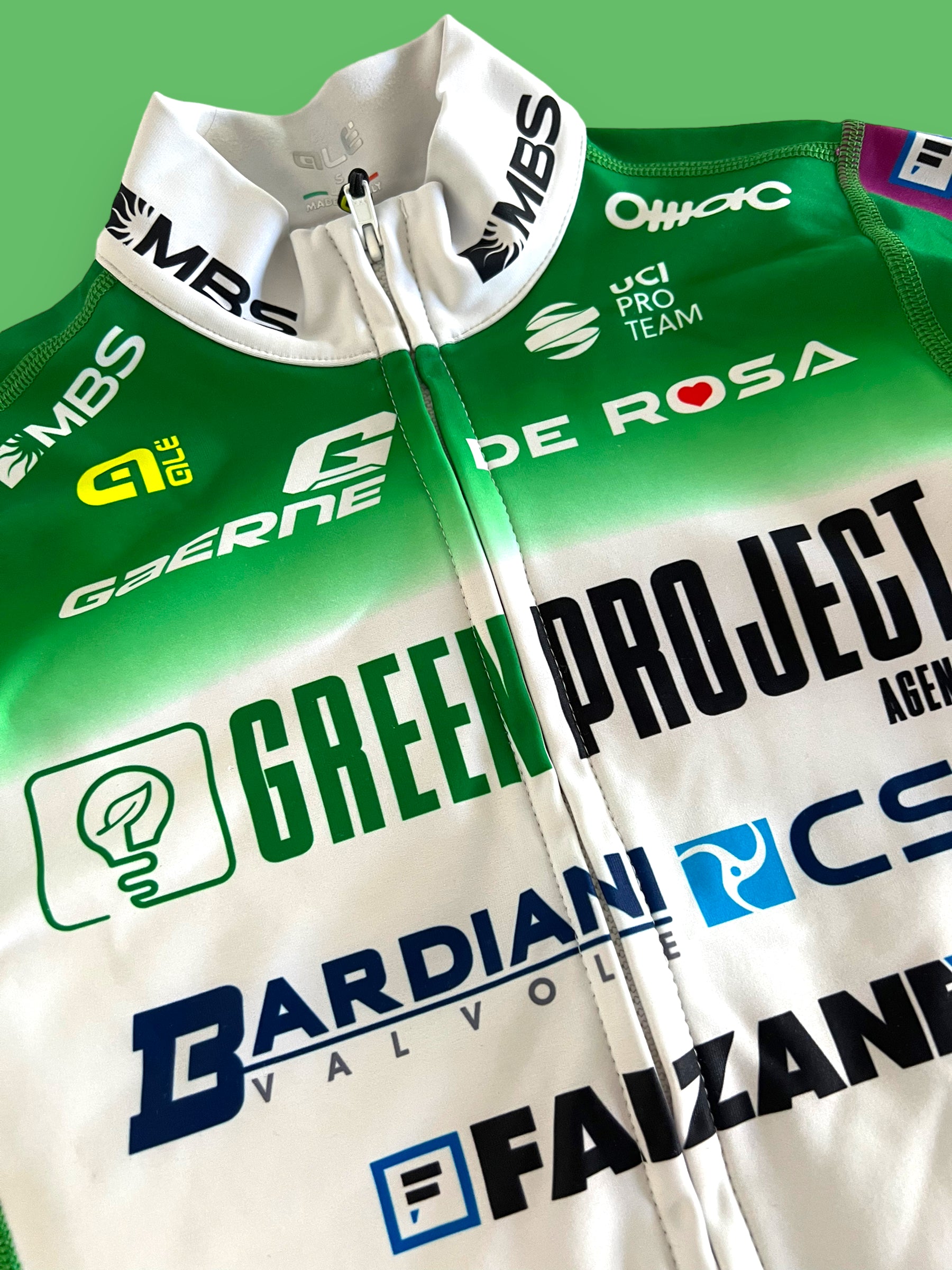 Long Sleeve Thermal Jersey | Ale | Bardiani Green Project Pro Team | Pro Cycling Kit