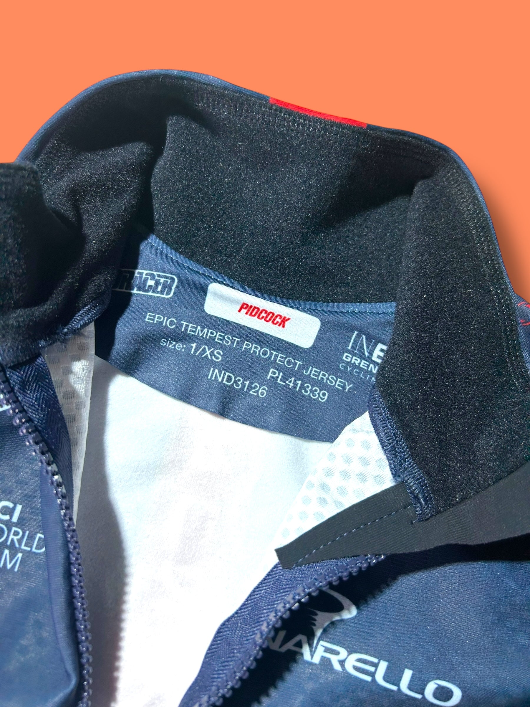 Thermal Jersey Gabba Winter  Pidcock  |Ineos Grenadiers| Pro Cycling Kit