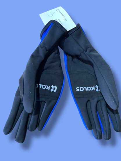 Winter  Gloves Race Rider Issued Padded Thermal  | Alpecin Deceuninck Kalas| Pro Cycling Kit