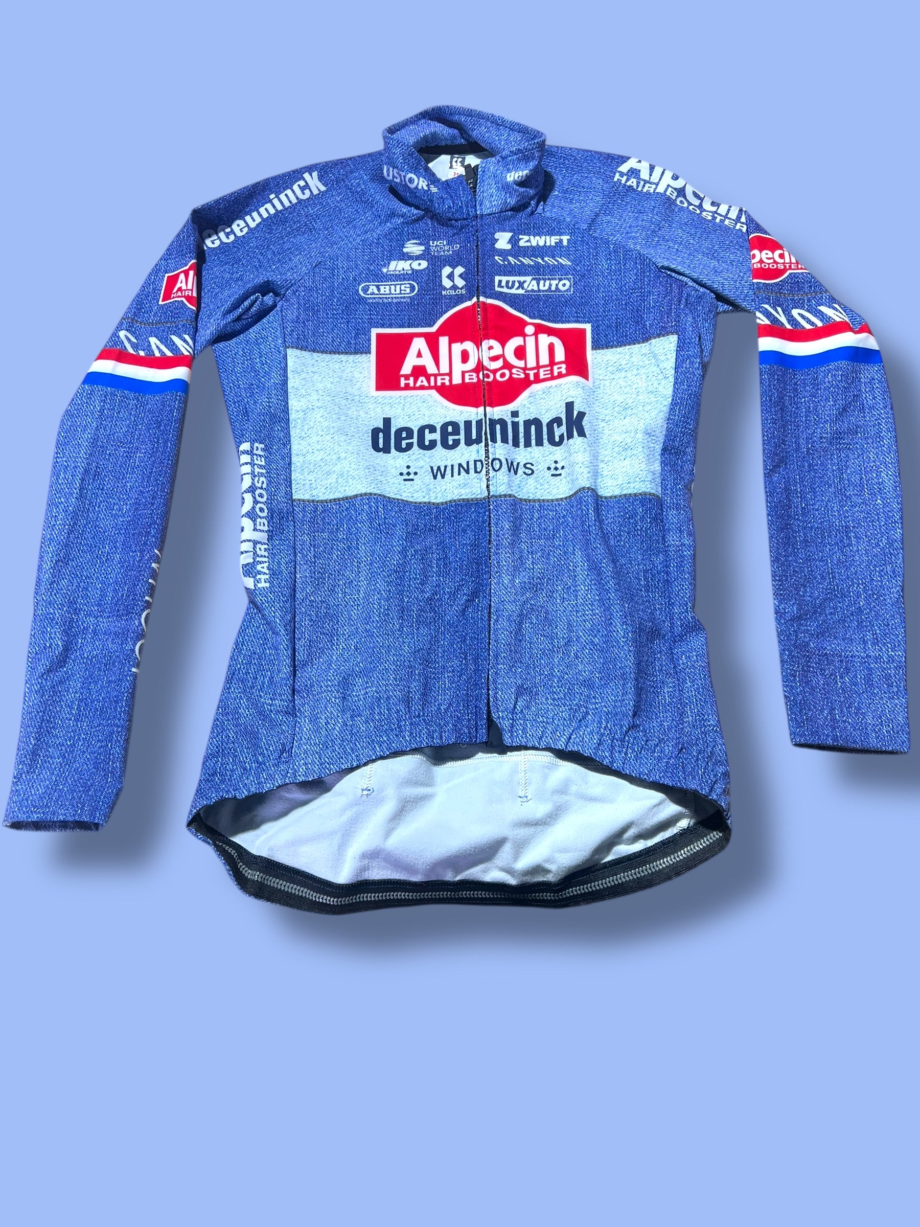 Winter Long Sleeve  Jersey Thermal Windproof   | Alpecin Deceuninck Kalas| Pro Cycling Kit