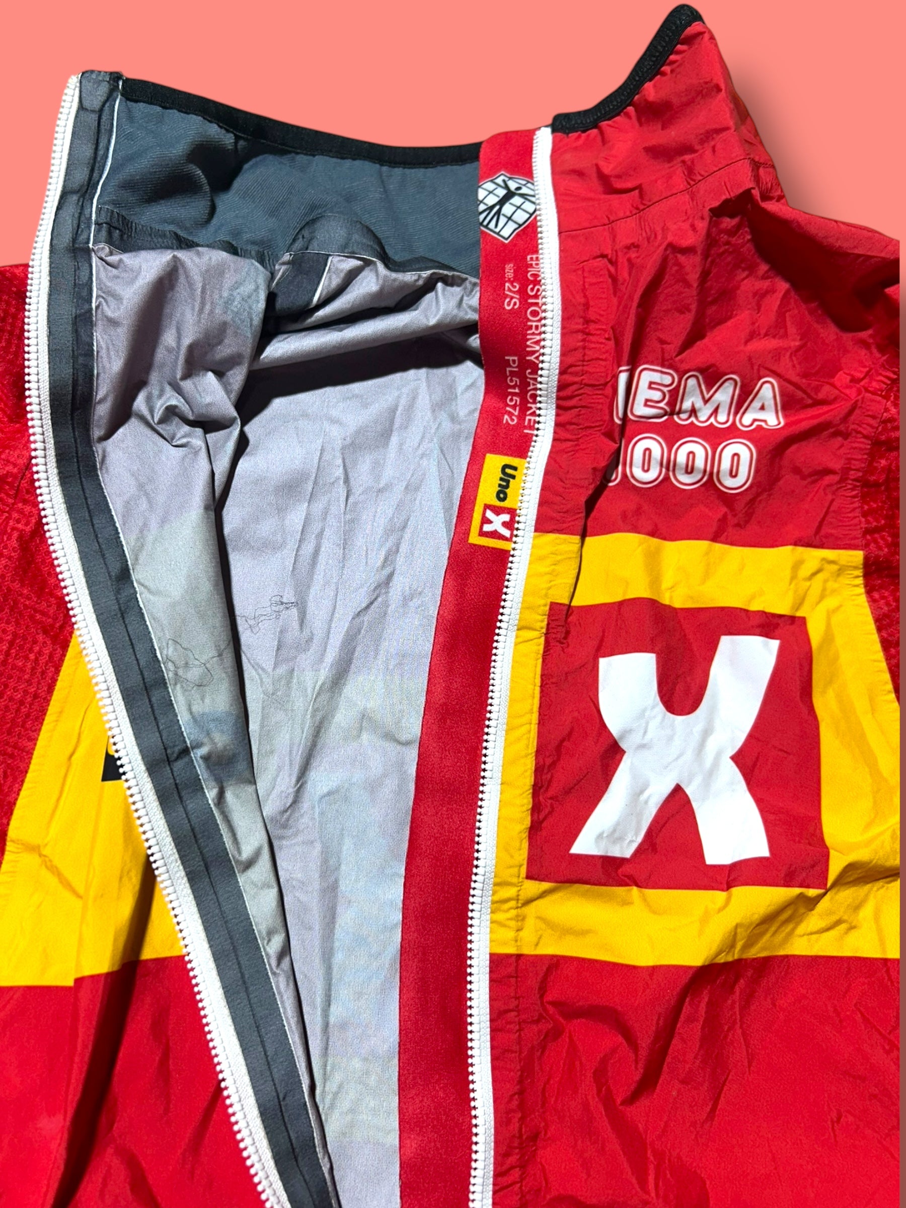 Epic Stormy Rain Jacket Winter Racing|Uno-X  Bioracer| Pro Cycling Kit