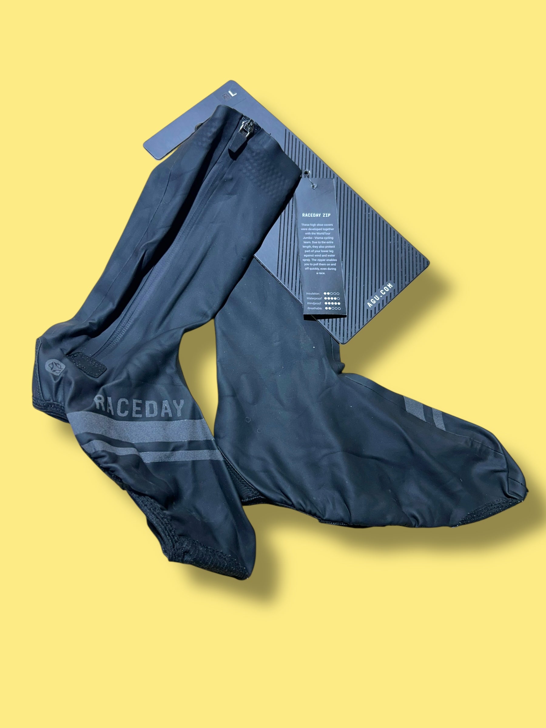 Overshoes Raceday Deep Winter Thermal Waterproof Booties | Jumbo Visma Lease-A-Bike  | Agu | Pro Cycling Kit