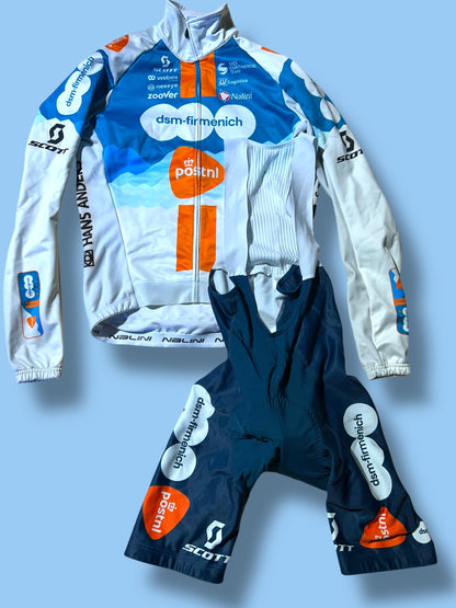 Winter Jacket + Thermal Winter Bib Shorts Bundle | DSM Firmenich| Pro Cycling Kit