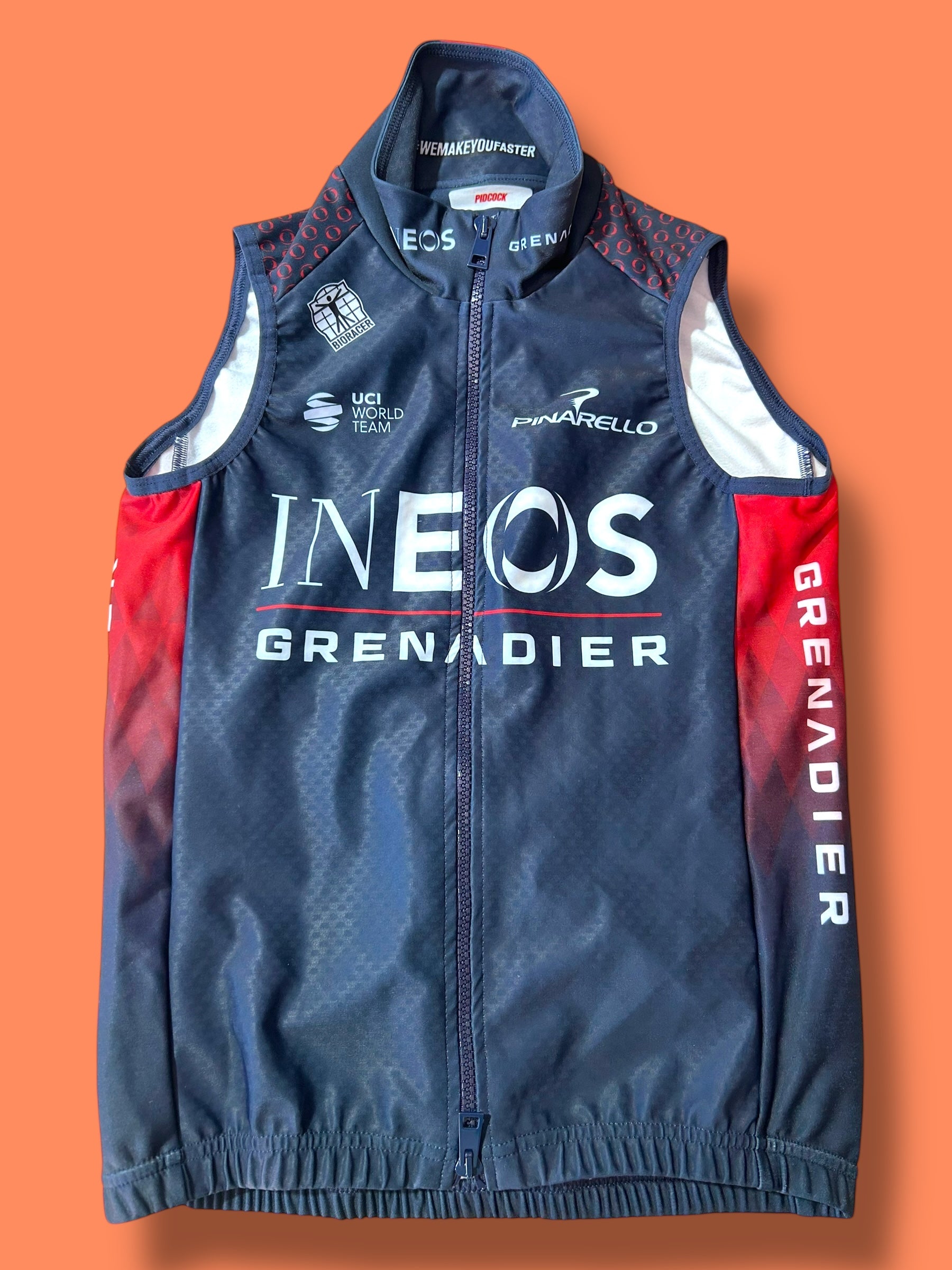 Gilet Vest Waterproof Pidcock  |Ineos Grenadiers| Pro Cycling Kit
