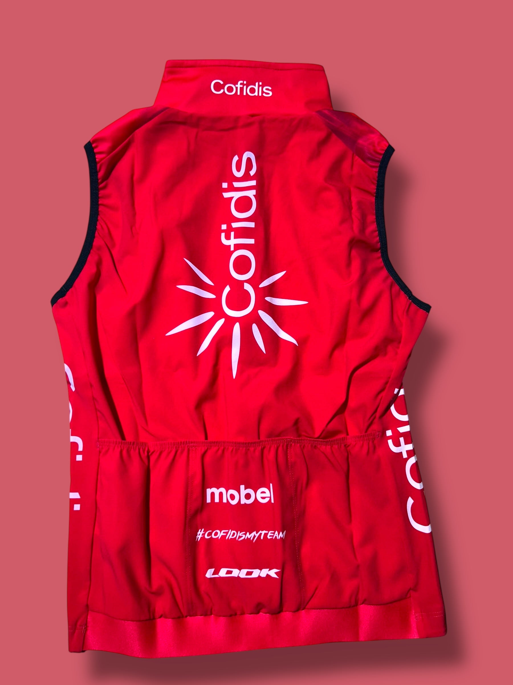 Thermal Vest Gilet Packable Rider Issued Winter WIndstopper|  Mobel |  Cofidis| Pro Cycling Kit
