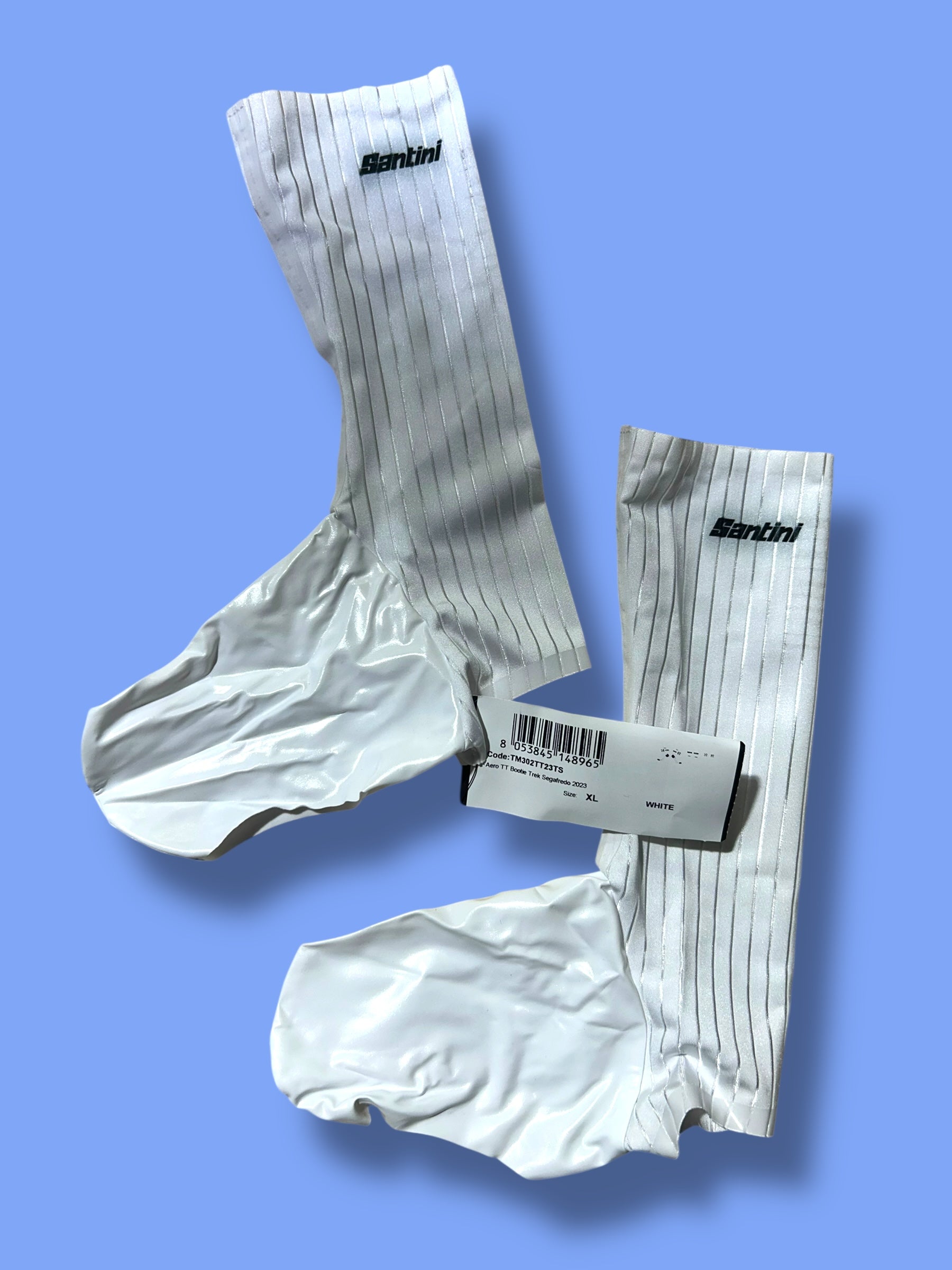 Aero TT Overshoes | Santini | Trek Lidl Segafredo | Pro Cycling Kit