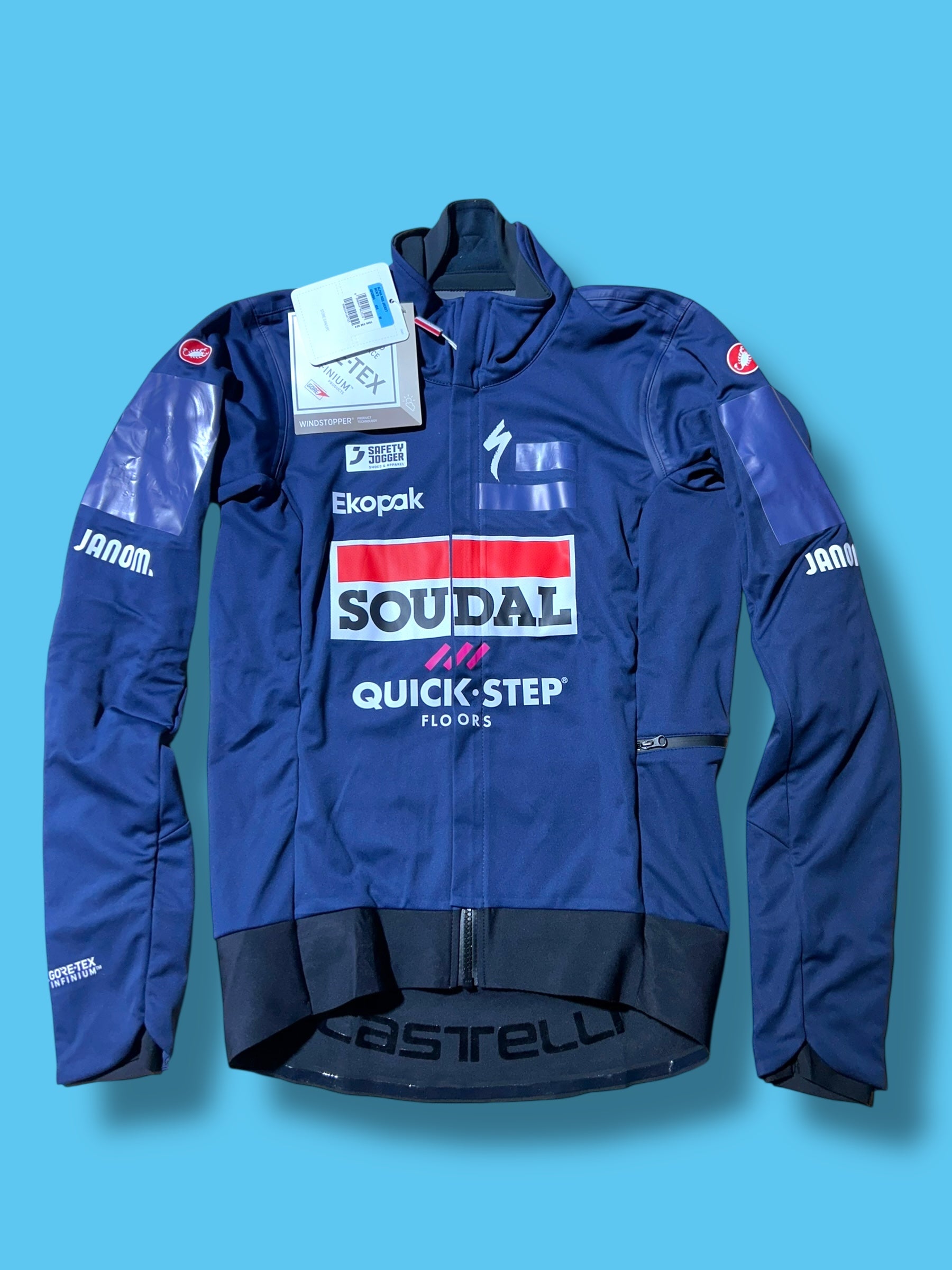 Alpha RoS Jacket Winter Thermal Winter Rain | Castelli |  Soudal Quick-Step| Pro Cycling Kit
